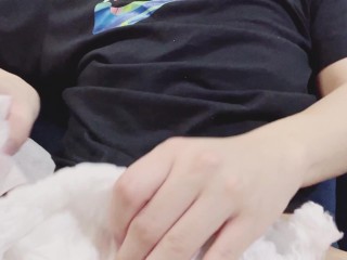 白おむつにおもらし