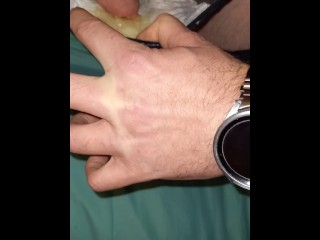 Pissing in a diaper while xd