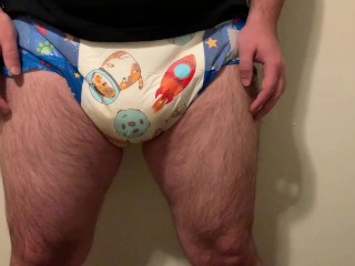 Wetting my diaper!