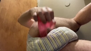 Diaper dildo fuck