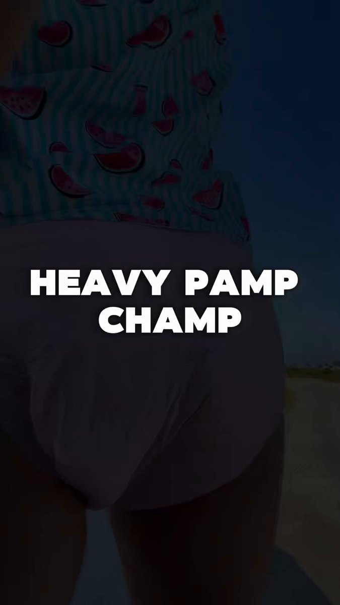 Heavy Pamp Champ at the beach 🏖️ on the phone with daddy needing to go