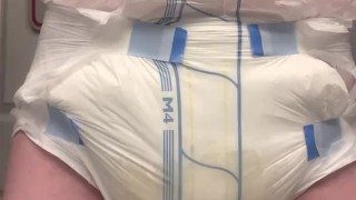 M4 Diaper wetting and soaking it