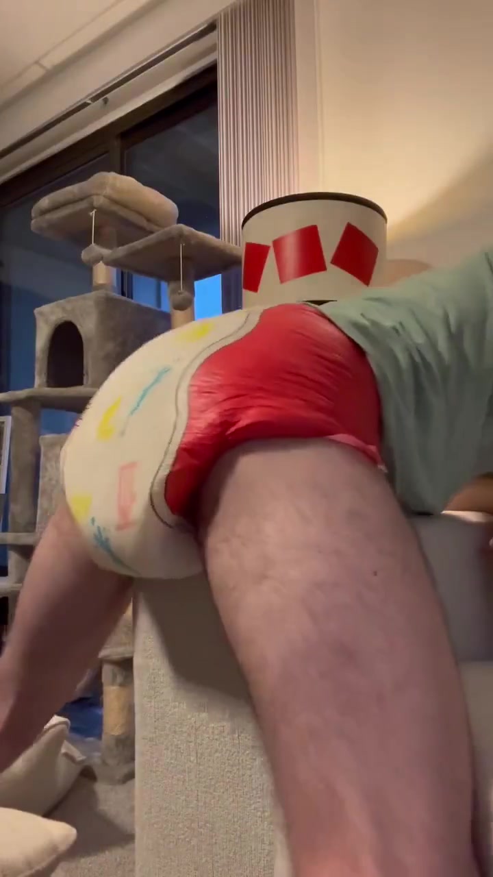Diaper Boy Humping Couch