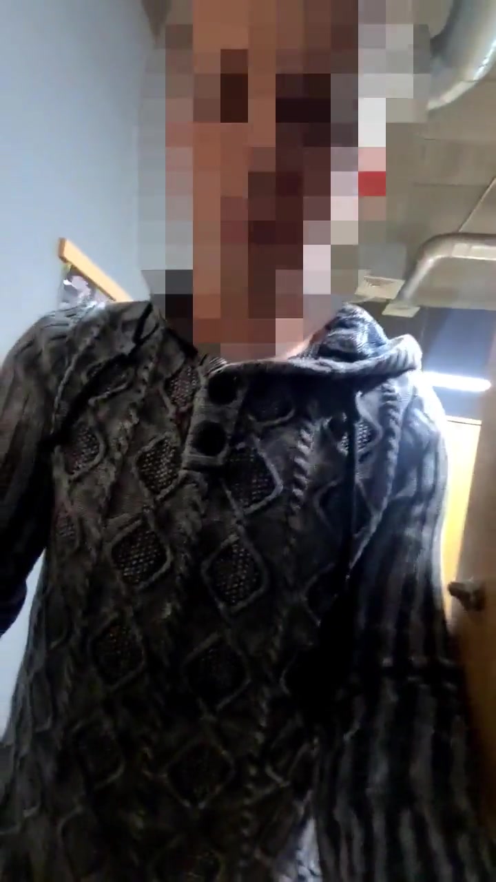 Guy changes clothes with visible diaper at public gym