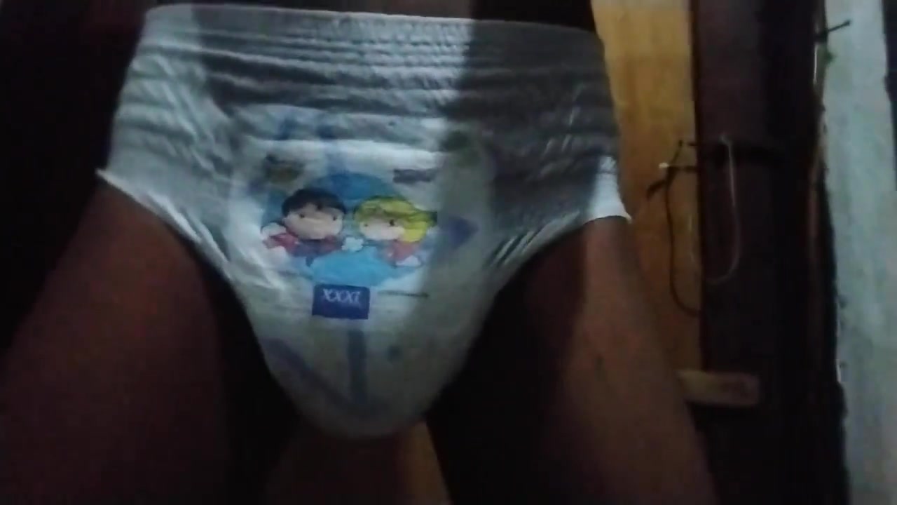 wearing diaper